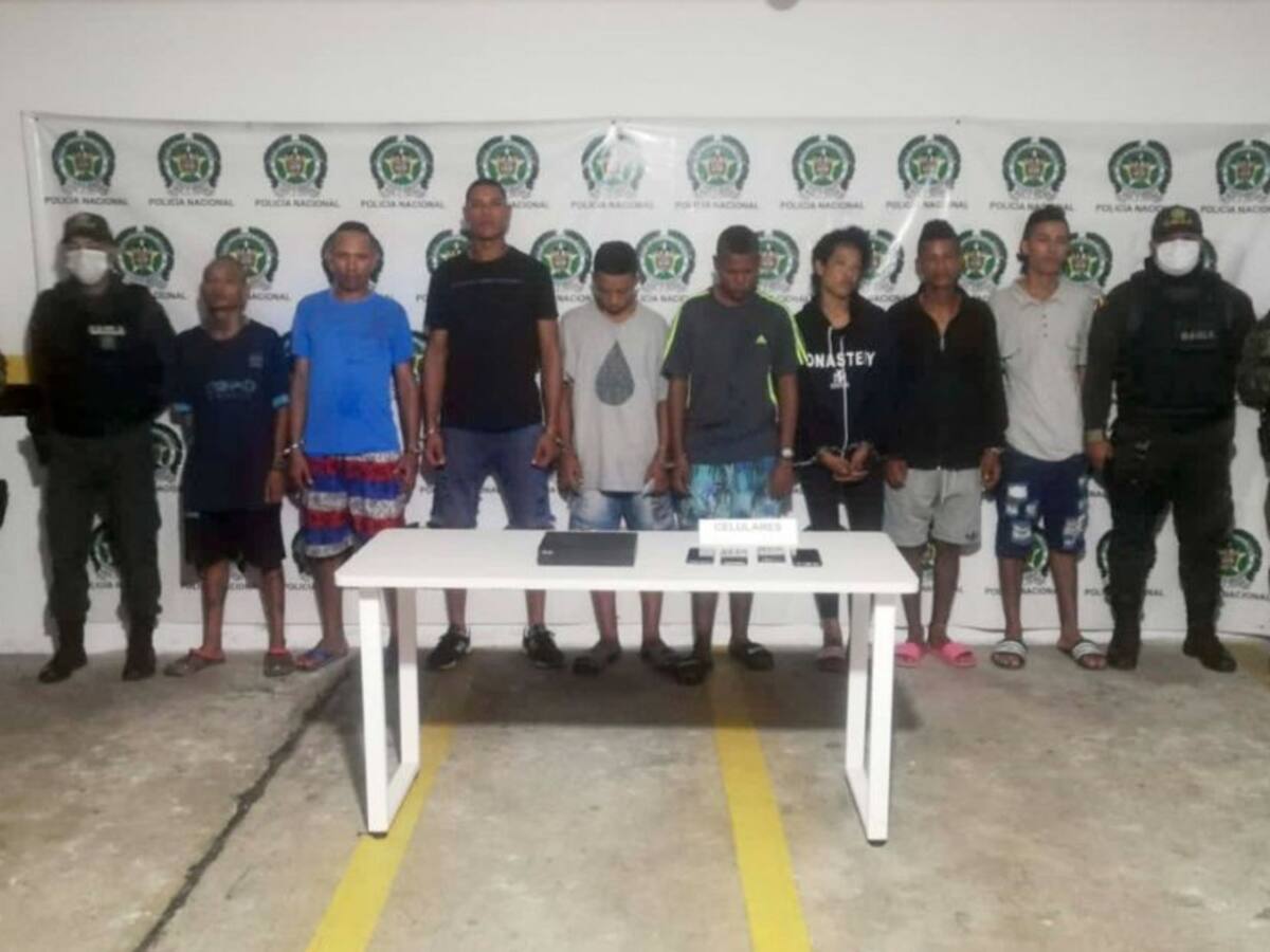 A la cárcel ocho presuntos miembros de "Los Costeños" en Barranquilla