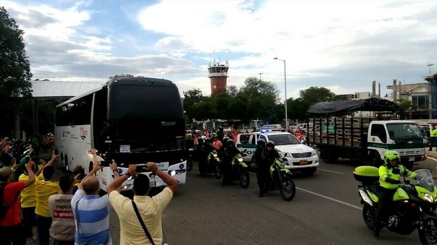 Así fue el gran recibimiento de los Cucuteños a la Selección Colombia. Foto: La Wcon Julio Sánchez Cristo