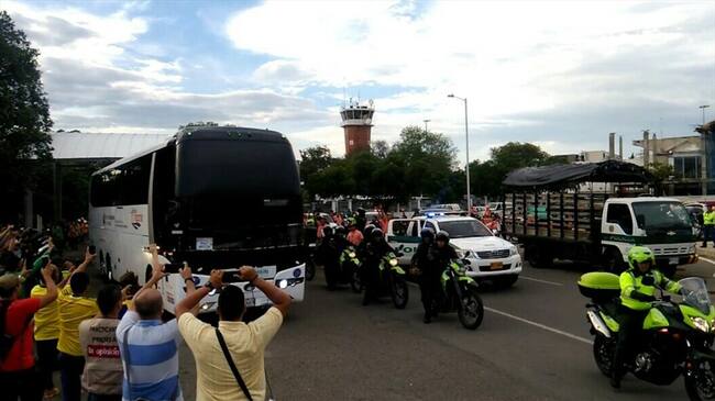 Así fue el gran recibimiento de los Cucuteños a la Selección Colombia. Foto: La Wcon Julio Sánchez Cristo