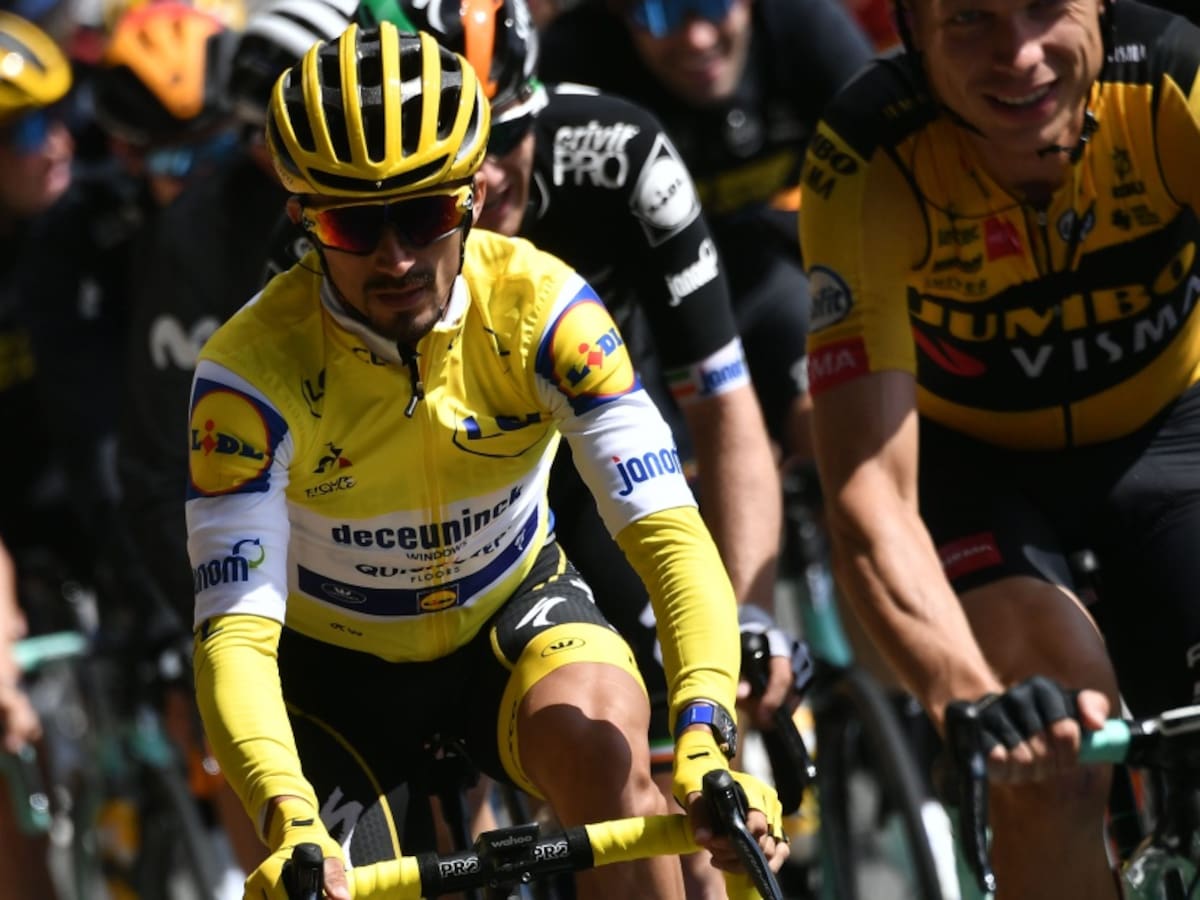 Alaphilippe: "Voy a hacer todo lo posible por defender el maillot amarillo"