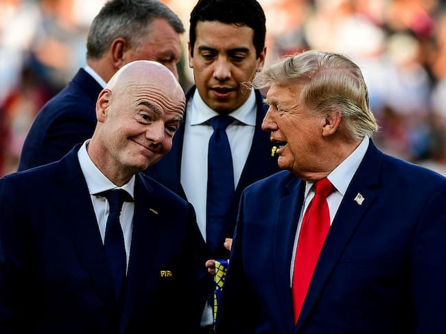 Gianni Infantino, presidente de la FIFA, y Donald Trump, presidente de EE.UU. / Getty Images