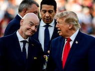 Gianni Infantino, presidente de la FIFA, y Donald Trump, presidente de EE.UU. / Getty Images