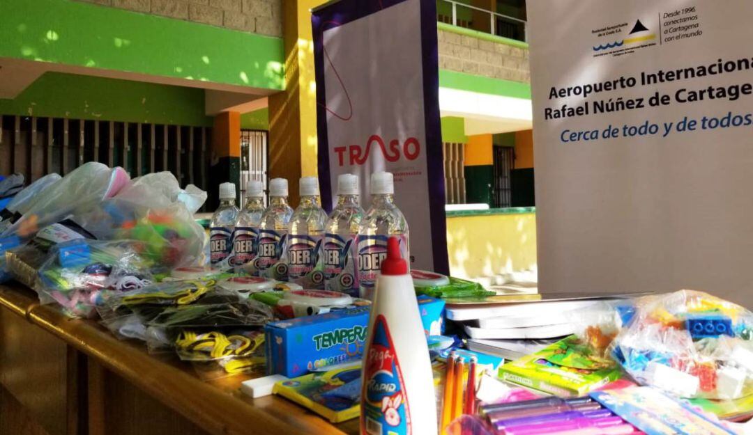 Las instituciones beneficiadas fueron Corazón de María y Liceo Bolívar