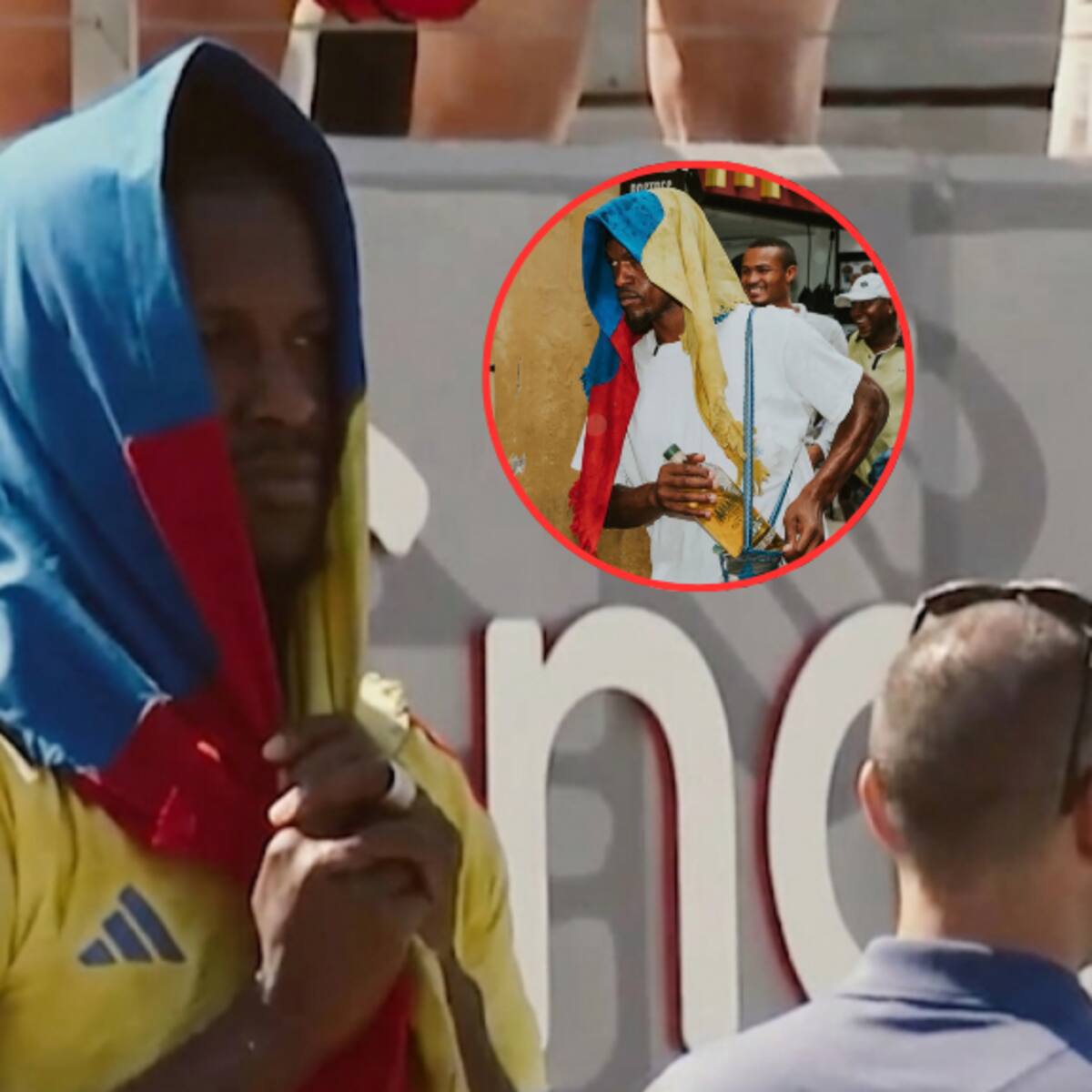 Estrella de la NBA, un hincha más de la Selección Colombia: imágenes dieron vuelta al mundo