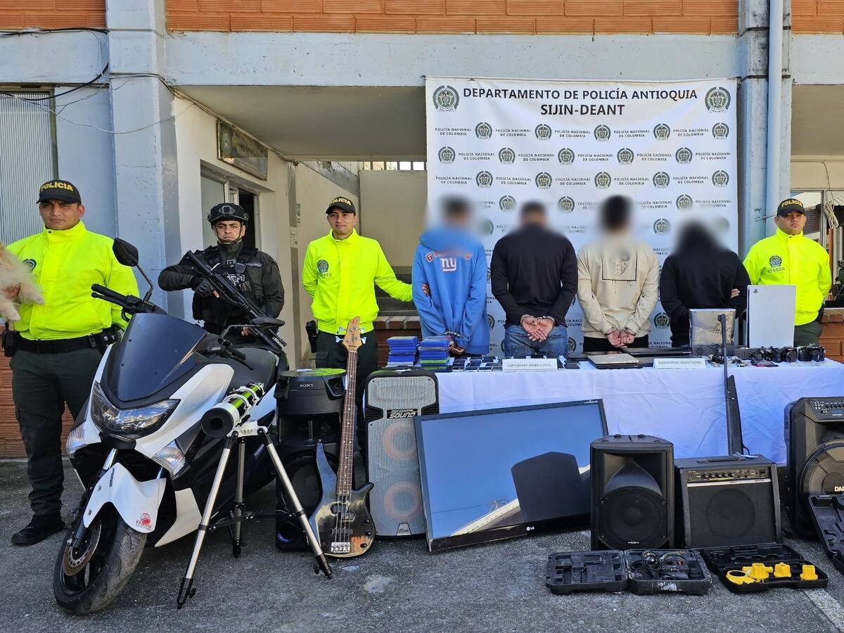 Capturaron a integrantes de “Los Moradores” por el 80% de hurtos a residencias del Oriente
