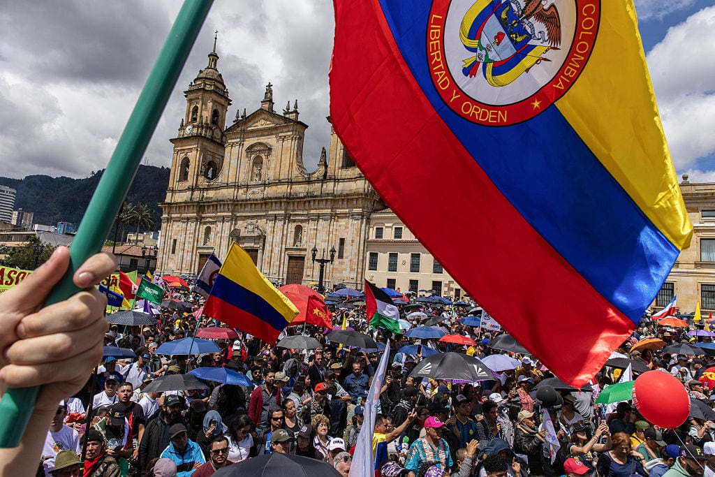 Protestas en Colombia. (Photo by Antonio Cascio/SOPA Images/LightRocket via Getty Images)