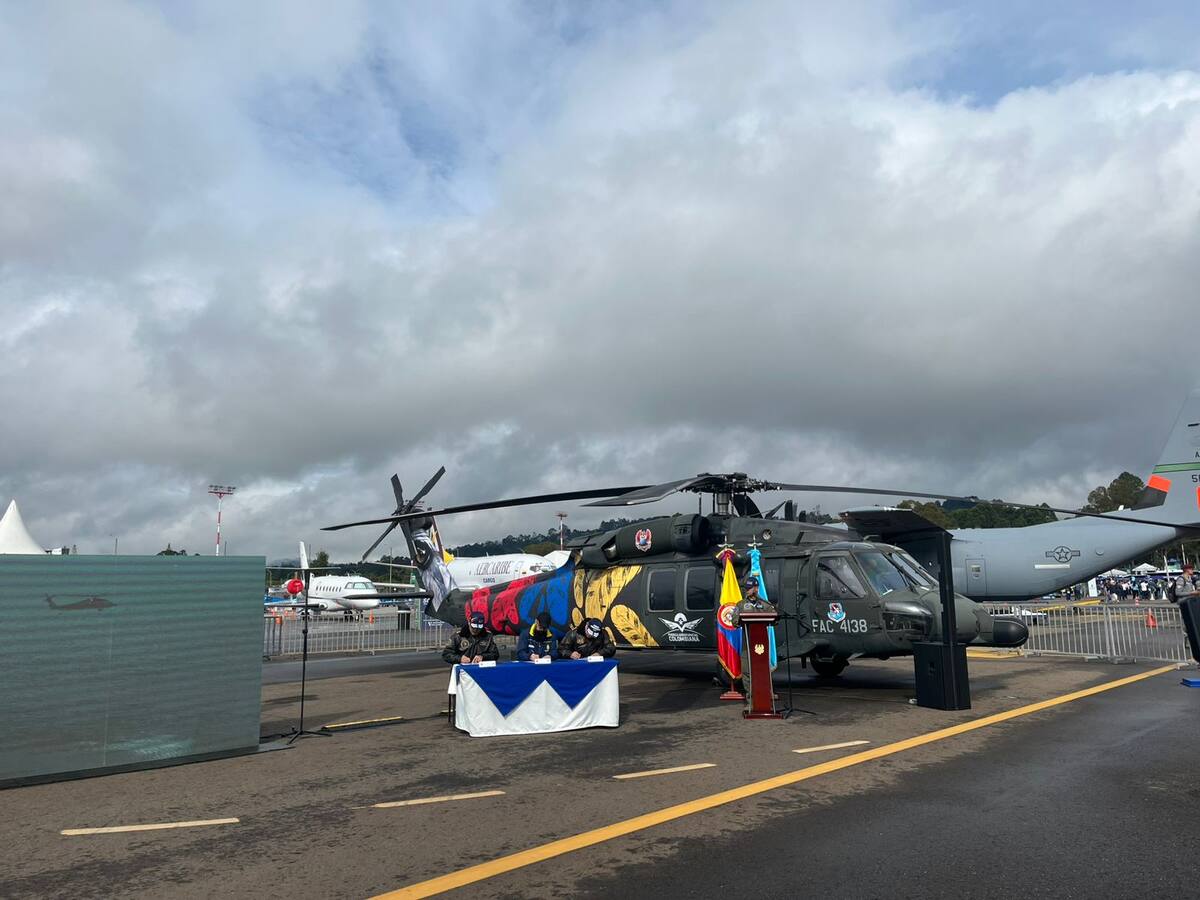 Colombia tendrá helicópteros Firehawk para atender emergencias e incendios forestales