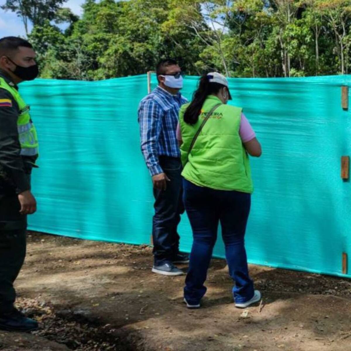 Ocho construcciones fueron suspendidas en un conjunto campestre de Pereira