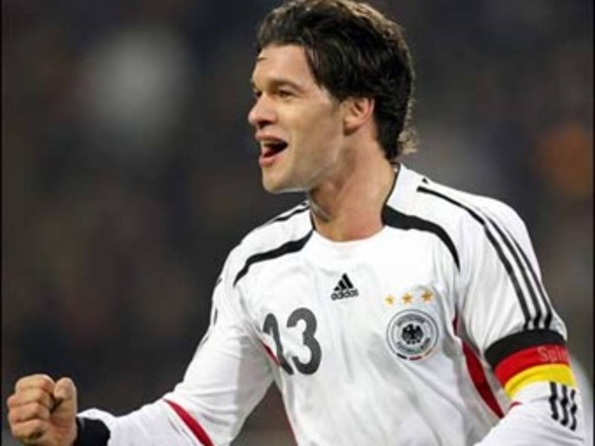MUNDIAL/ Michael Ballack encabeza pre selección alemana