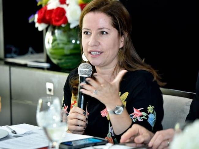 Paula Gaviria, designada como Relatora Especial sobre derechos humanos de desplazados internos por el Consejo de Derechos Humanos de la ONU.   (Foto: @MisionColUNOG)