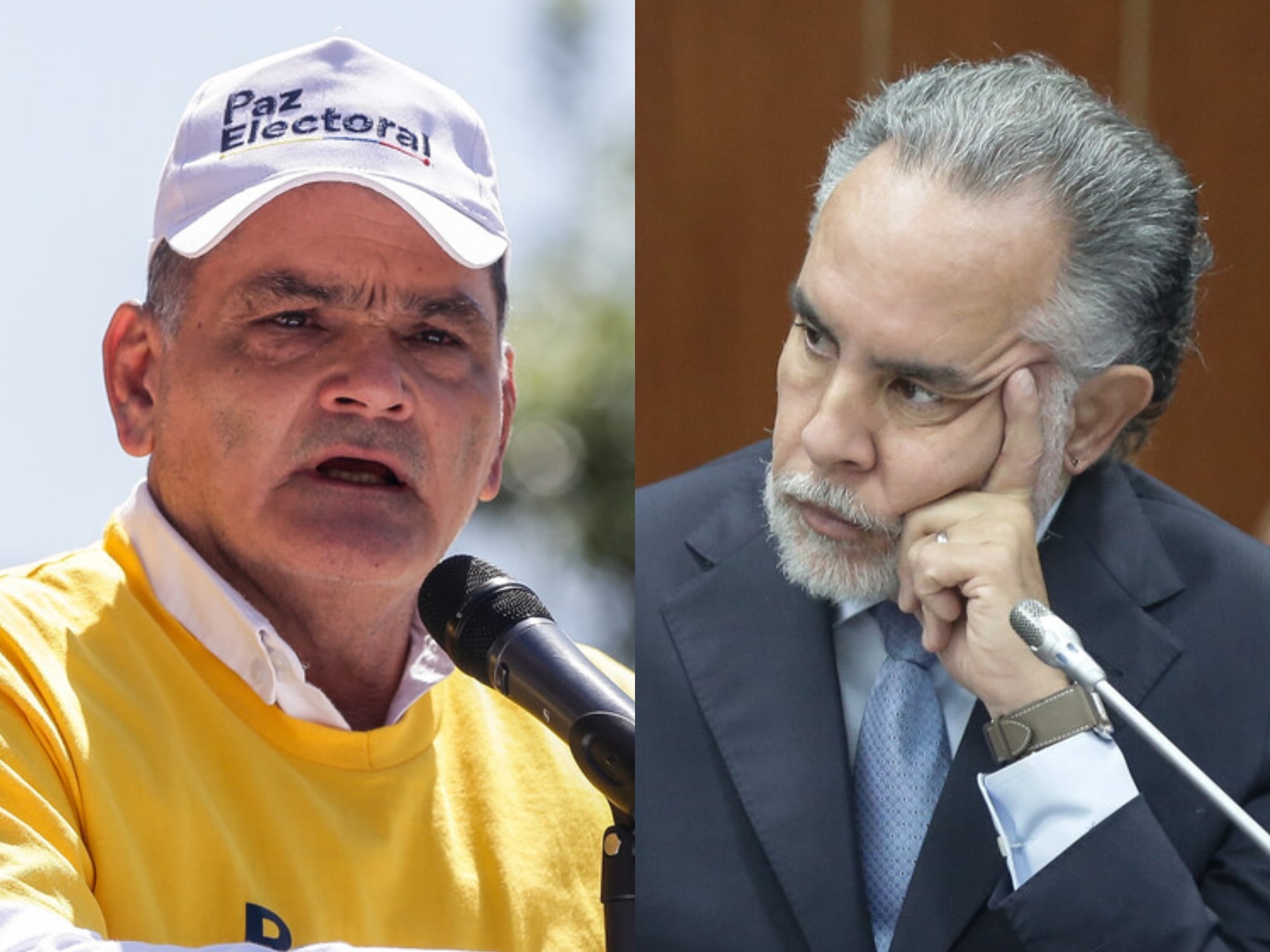 Gregorio Eljach y Armando Benedetti. Fotos: (Colprensa - Catalina Olaya)