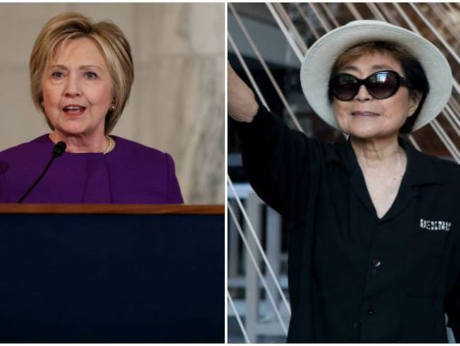 El imparable rumor del romance entre Yoko Ono y Hillary Clinton