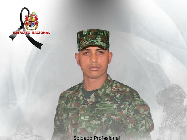 José María Holguín Machado, soldado asesinado en combates en el Catatumbo / Foto: Ejército Nacional