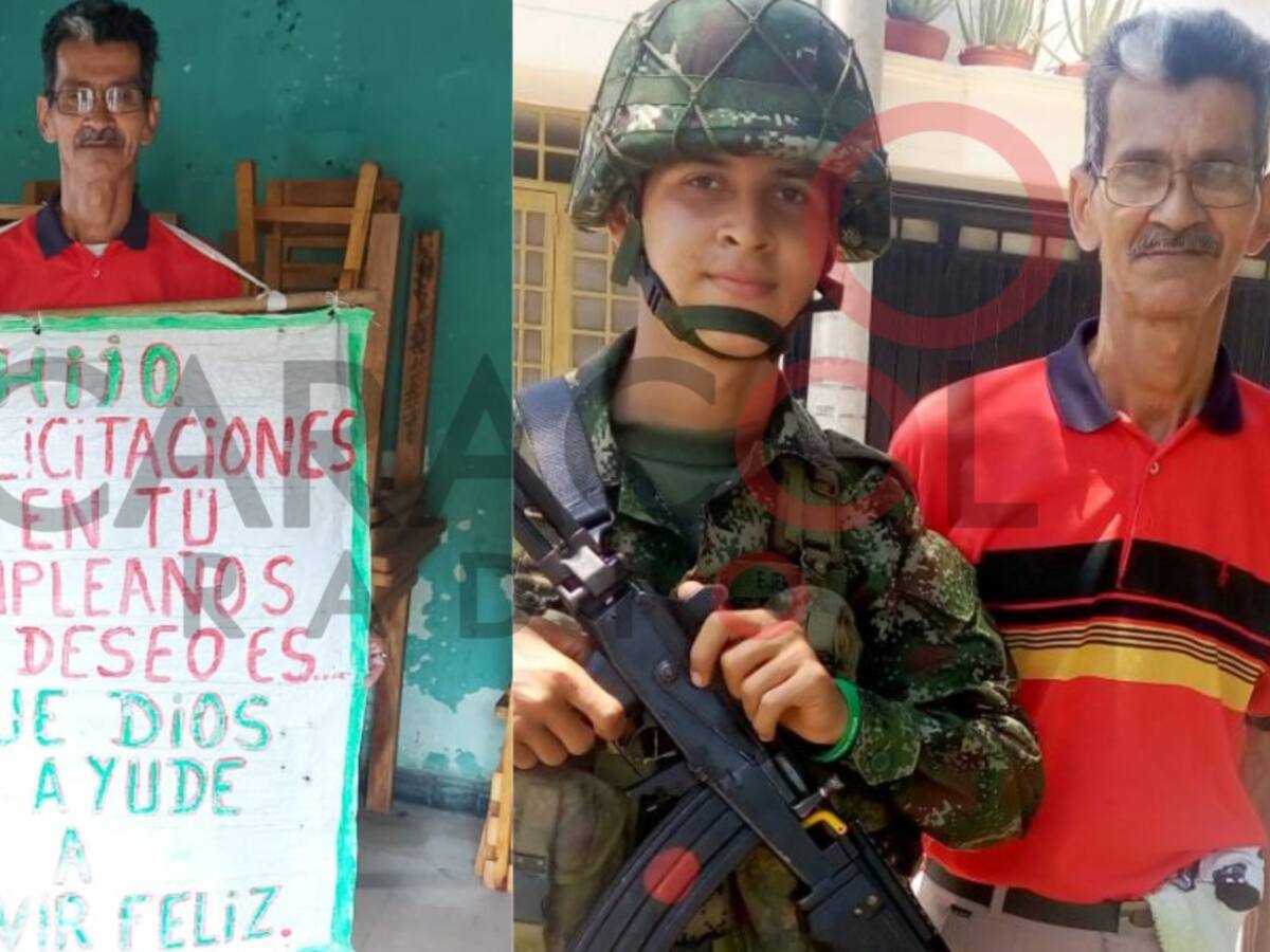VIDEO: Soldado en Cúcuta recibió sorpresa de su padre por cumpleaños