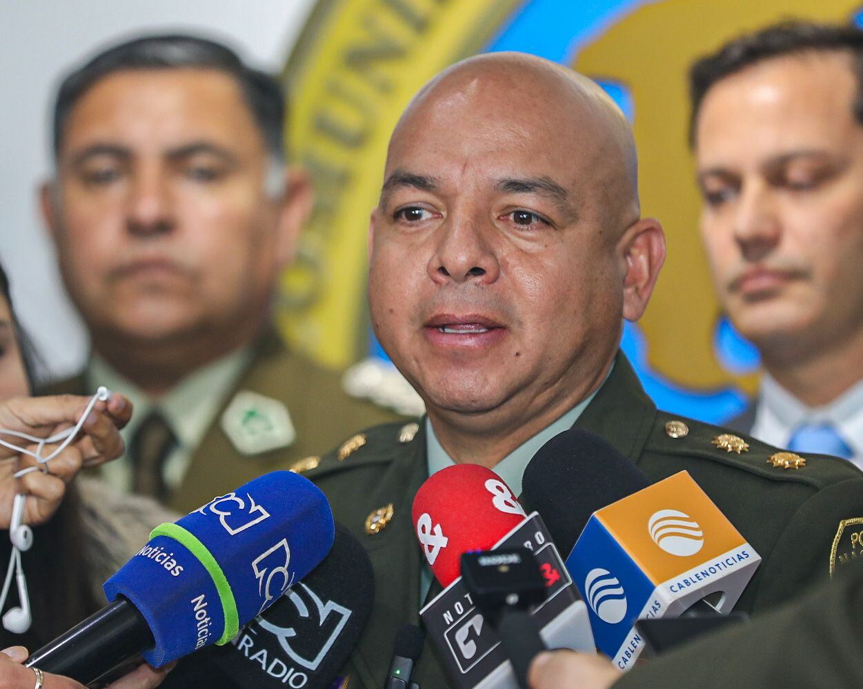 General Nicolás Zapata Director de Antinarcóticos de la Policía.