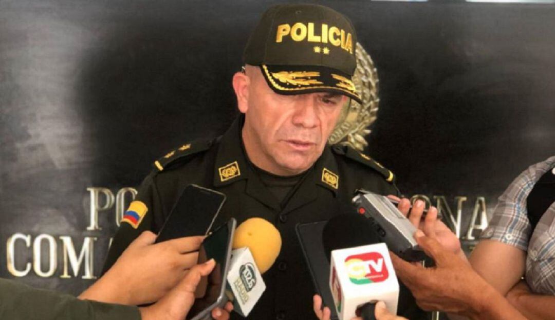 Comandante de la Policía de Barranquilla, Gral. Ricardo Alarcón