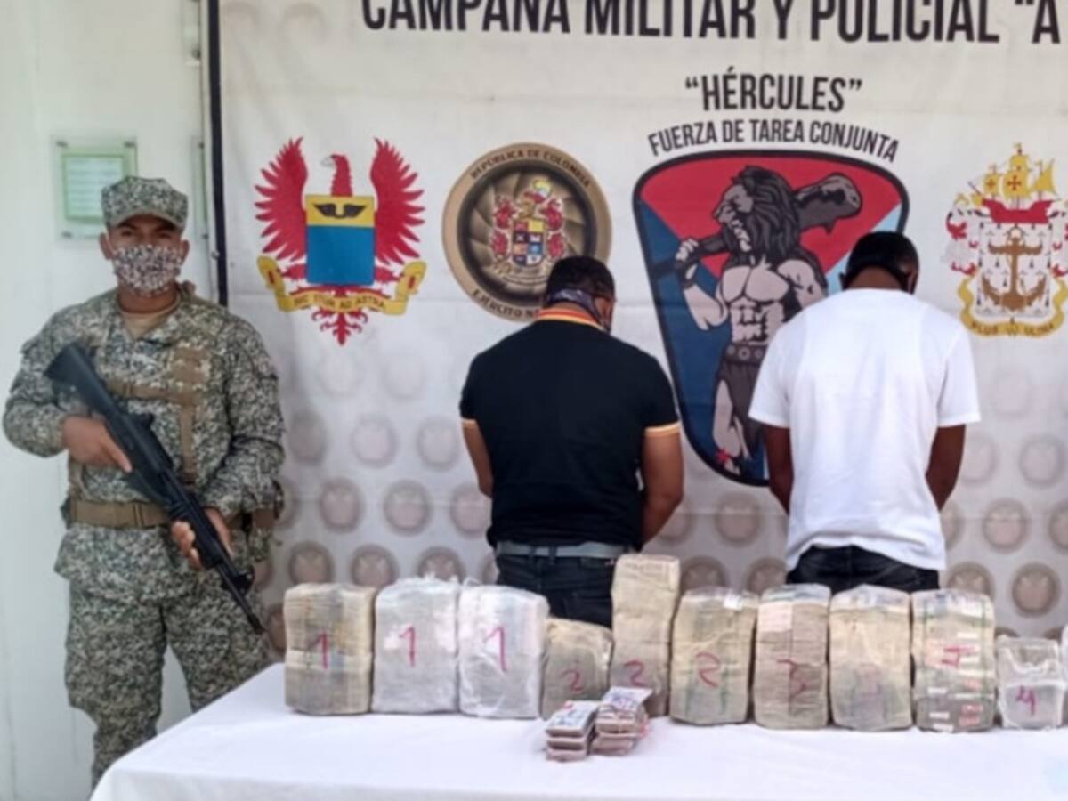 Incautan más de $1.400 millones en efectivo