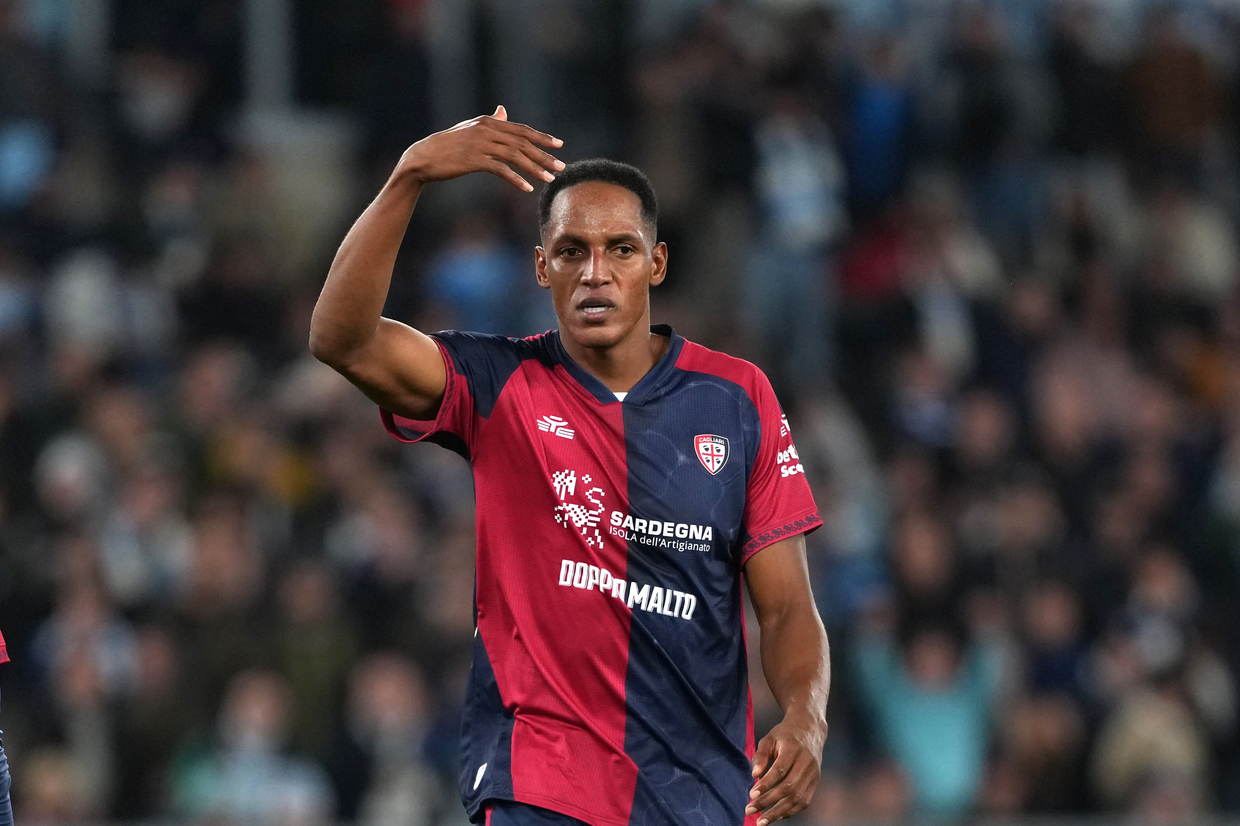 Yerry Mina, defensa colombiano del Cagliari. (Photo by Antonietta Baldassarre/Insidefoto/LightRocket via Getty Images)