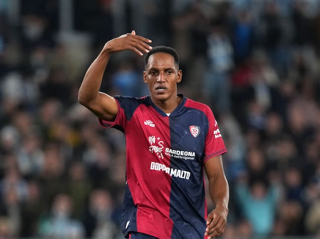Yerry Mina, defensa colombiano del Cagliari. (Photo by Antonietta Baldassarre/Insidefoto/LightRocket via Getty Images)