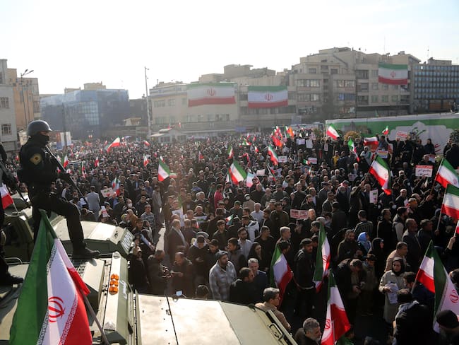 Protestas en Irán. Foto: Fatemeh Bahrami/Anadolu via Getty Images)
