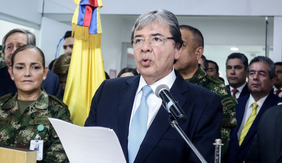 El Ministro de Defensa Carlos Holmes Trujillo
