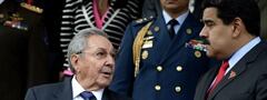 El presidente de Cuba, Raúl Castro y el presidente de Venezuela, Nicolás Maduro. Foto: Getty.