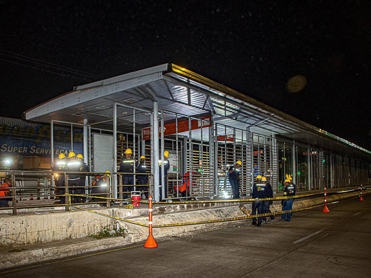 Iniciaron las obras de recuperación de estaciones de Transcaribe en Cartagena