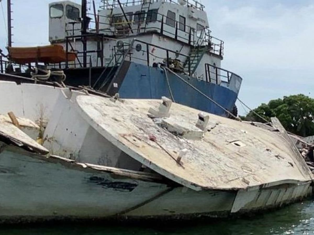 Cardique identificó 24 embarcaciones abandonadas en la Bahía de Cartagena