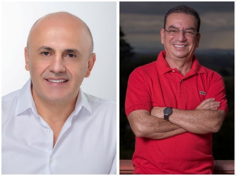 Aníbal Hoyos y Fredy Arias - foto: Redes Sociales de ambos candidatos.