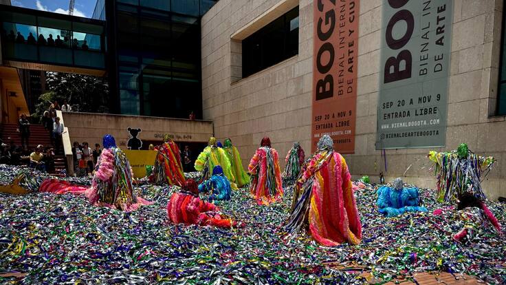 Bienal BOG25 transforma Bogotá con Ensayos de la Felicidad: recorrido artístico accesible para todos