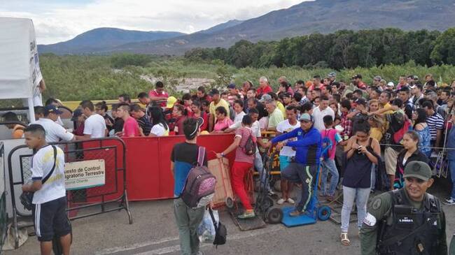 Entrada de venezolanos a Colombia