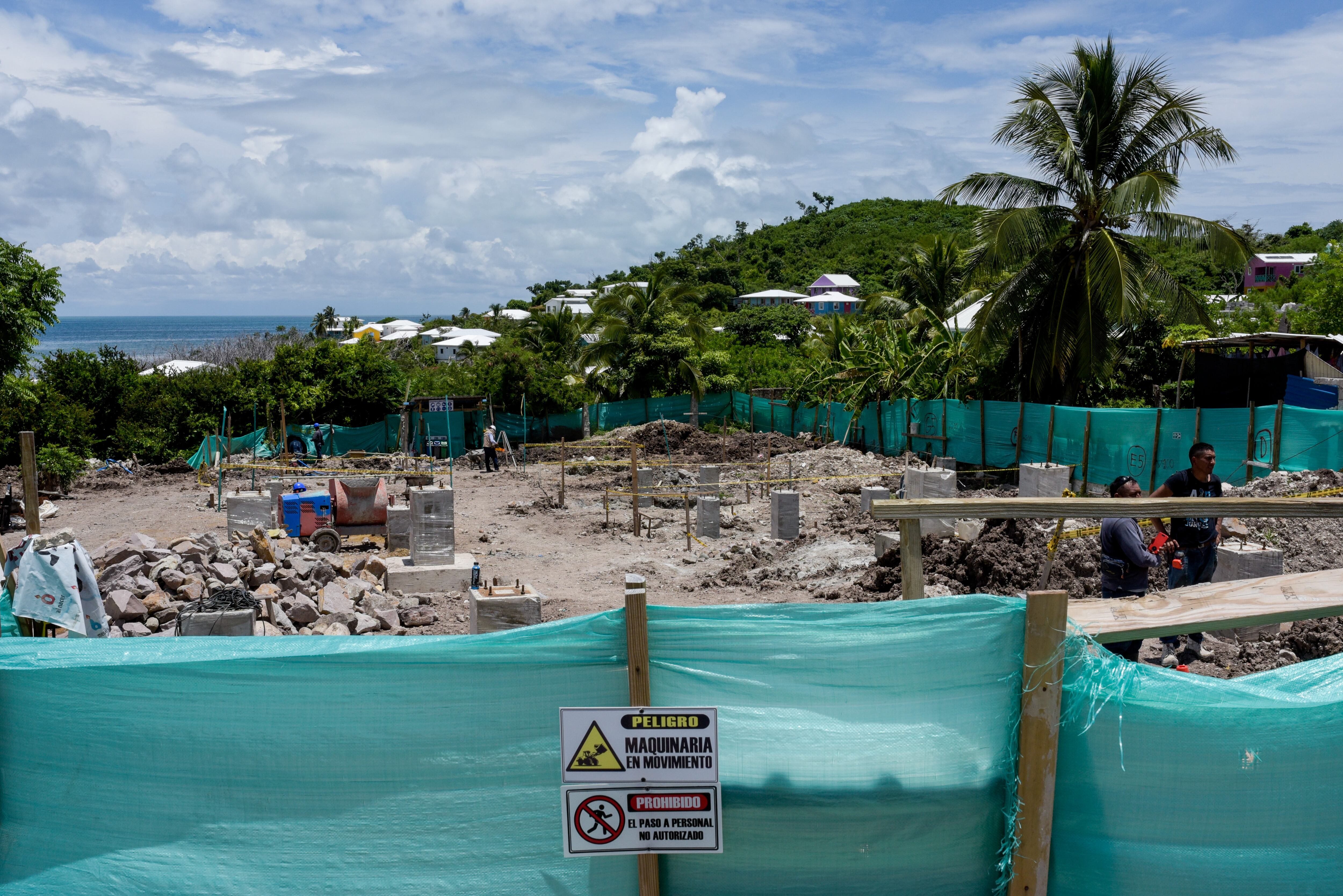 Isla de Providencia tras paso de huracán Iota.  (Colprensa-Mariano Vimos).
