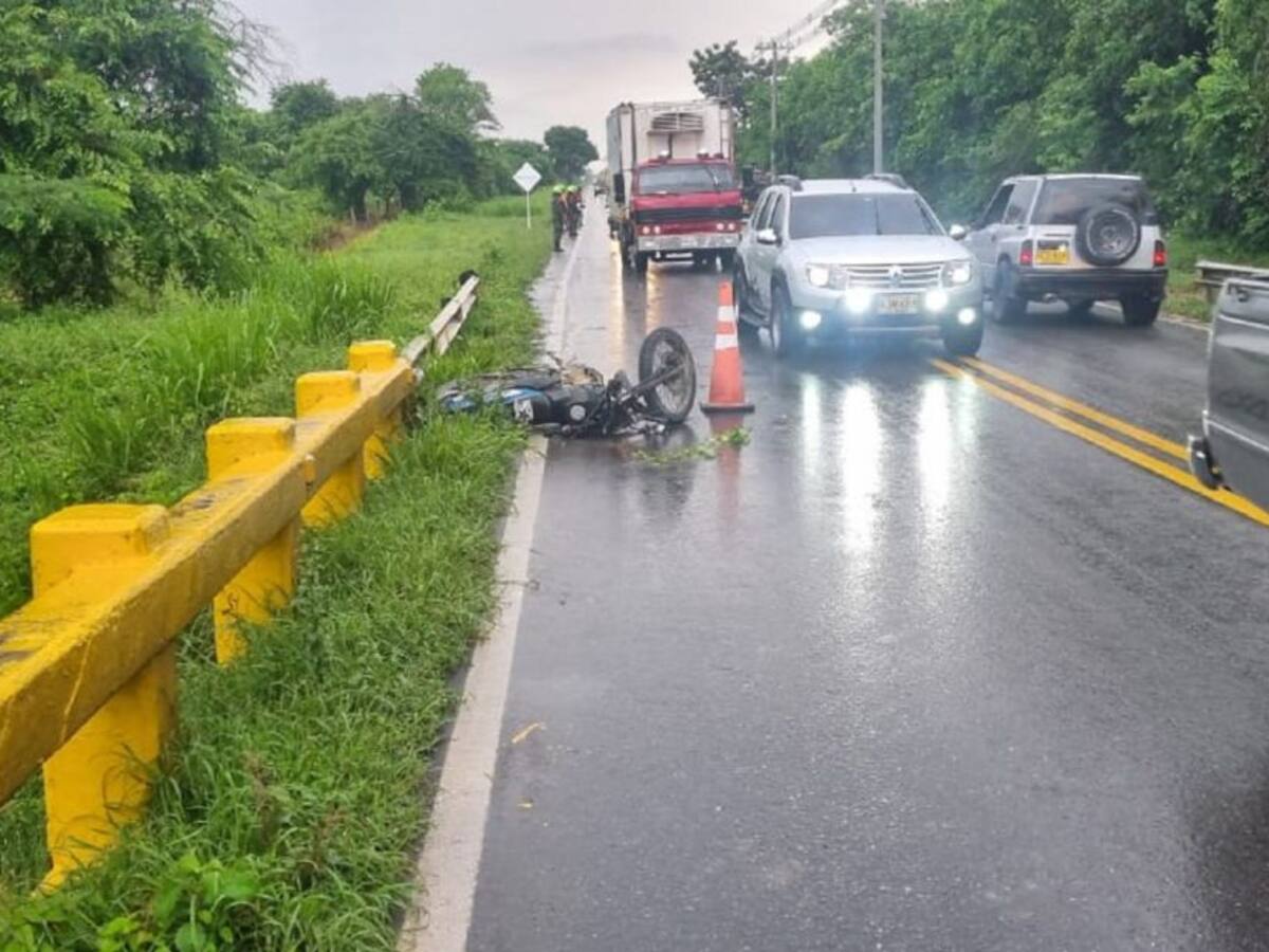 Dos muertos y un herido dejó accidente en jurisdicción de Arjona, Bolívar