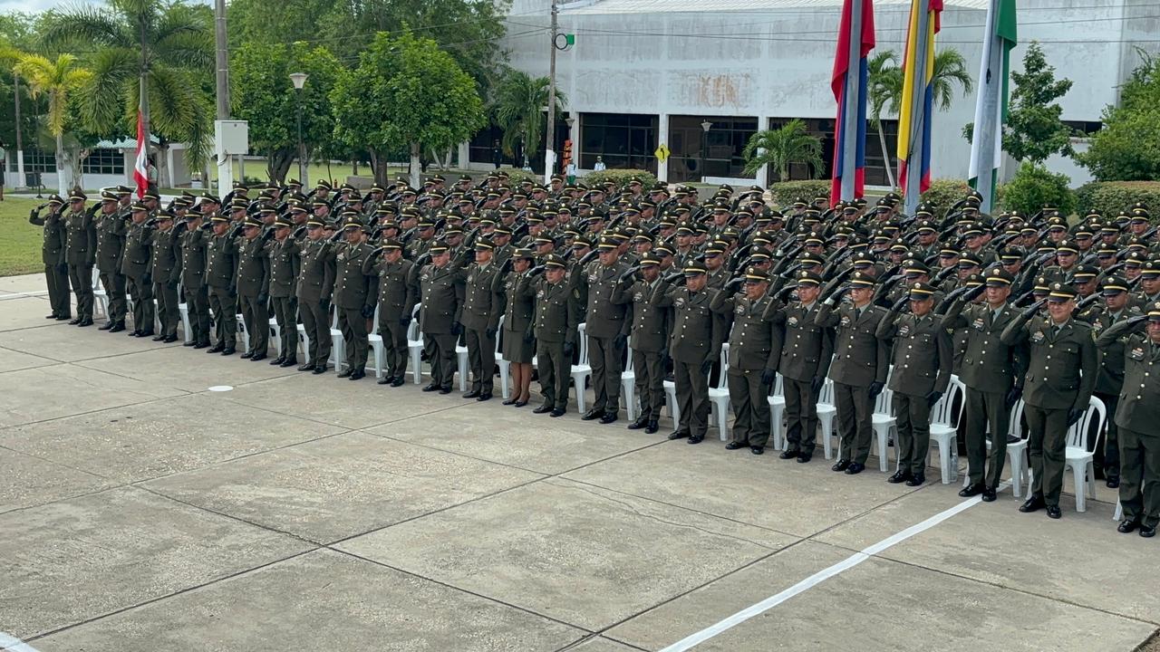 Ascienden 302 policías de diferentes rangos en el departamento de Sucre