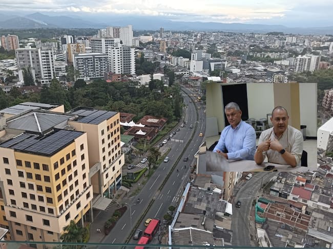 Avenida Bolívar al norte de Armenia donde cambiaría el pico y placa Foto: Adrián Trejos/ cortesía alcaldía de Armenia