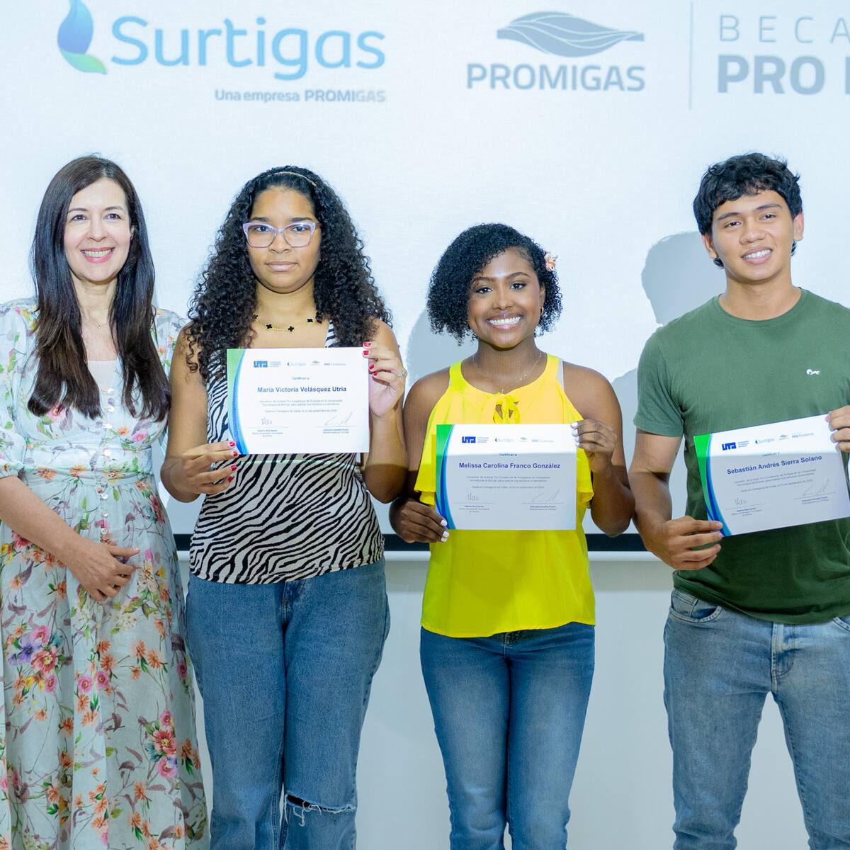 Jóvenes beneficiarios de Becas Pro Excelencia de Surtigas iniciaron formación en la UTB