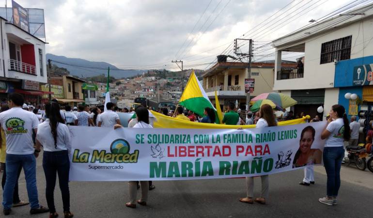 Marcha por María Riaño Lemus