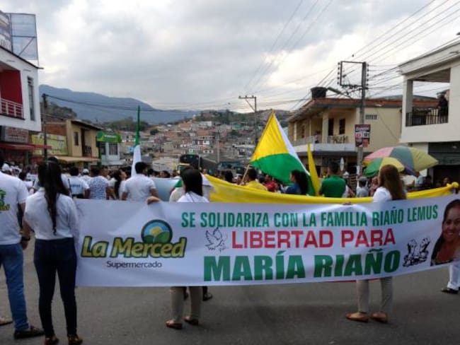Marcha por María Riaño Lemus