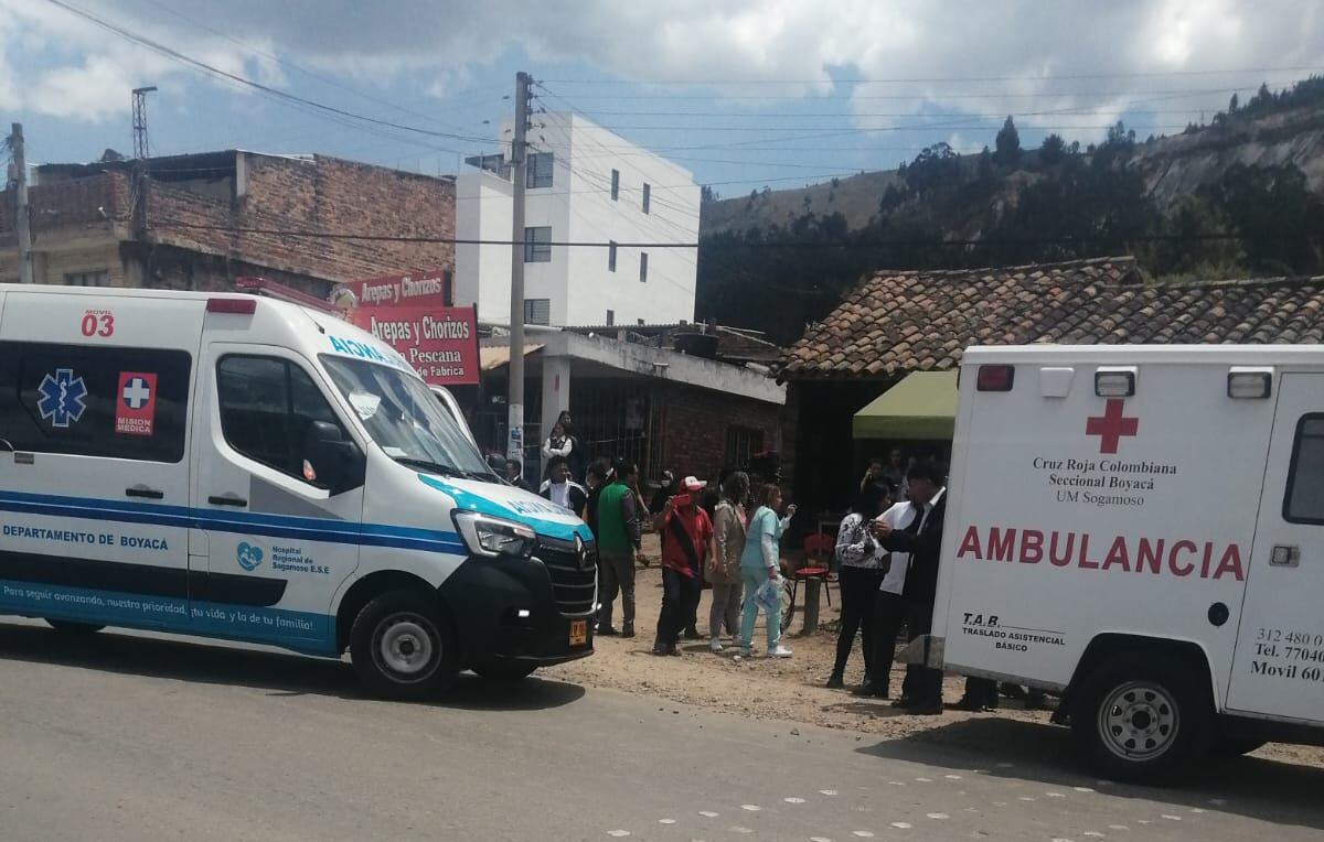 Intoxicación masiva en Institución Educativa Silvestre Arenas de Sogamoso / Cortesía: Secretaría de Salud de Sogamoso