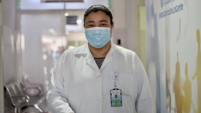 Sara De La Cruz, coordinadora del Hospital de Baranoa. Q.E.P.D.