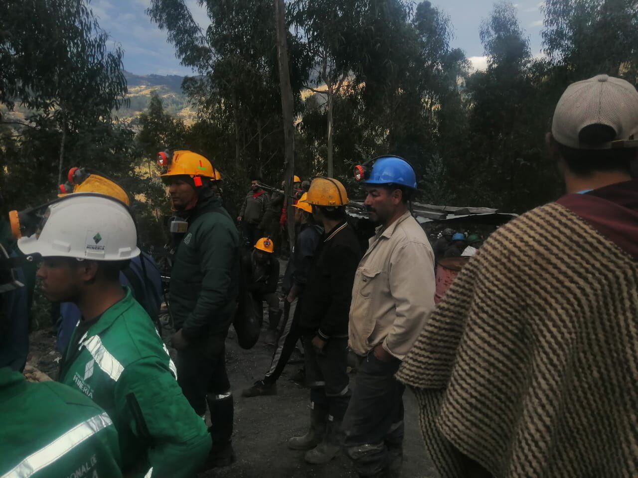 Minero atrapado en Tópaga / Foto: ANM
