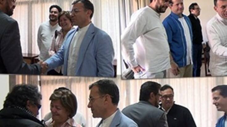 Primeras fotografías de congresistas reunidos con las Farc