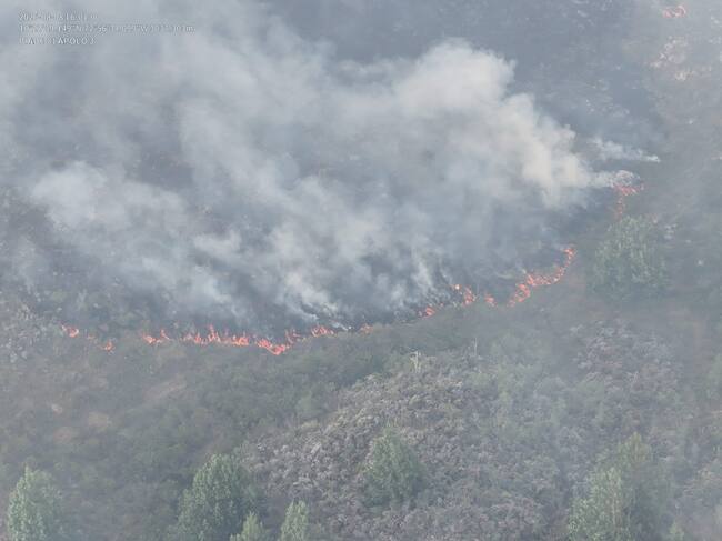 Incendio en el Perijá agrava alerta por escasez de agua en ocho municipios del Cesar