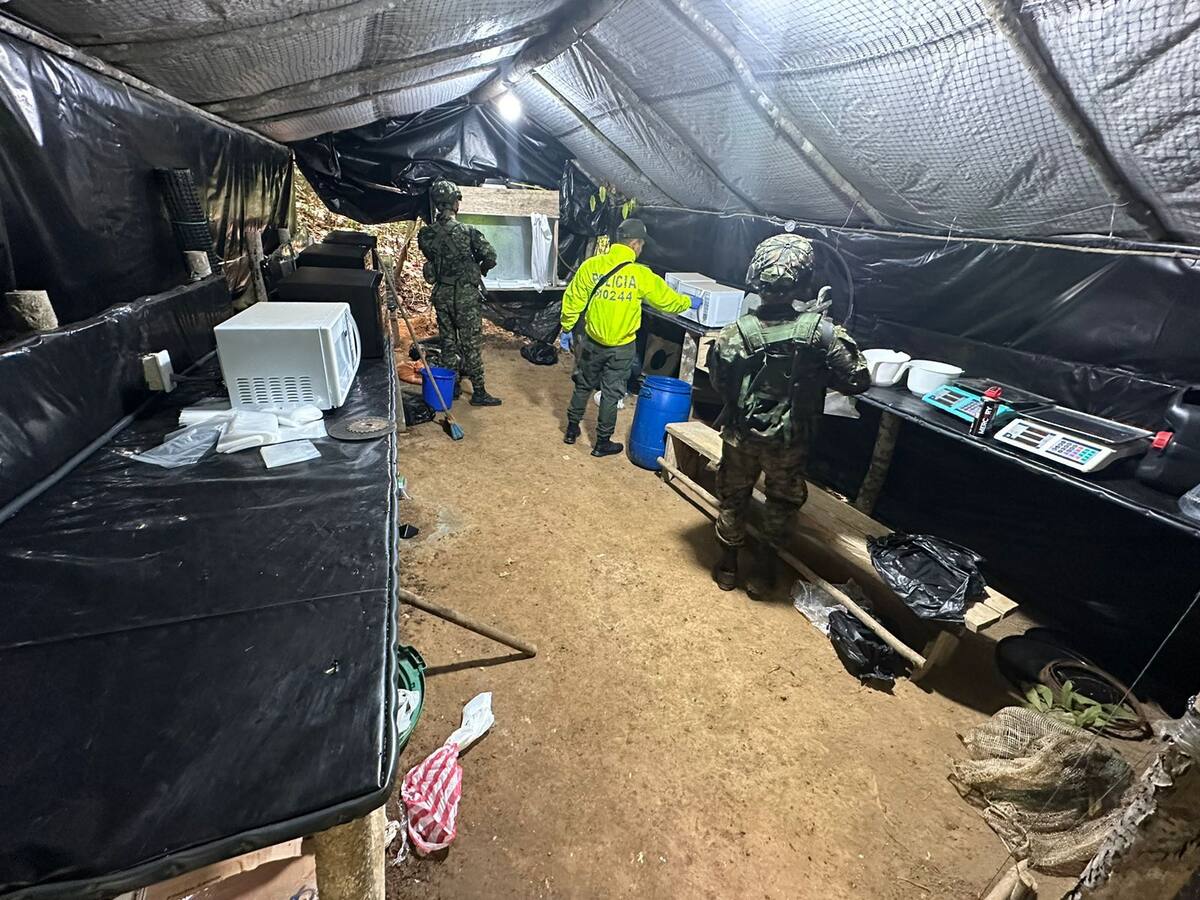 Ubican megalaboratorio de cocaína en Durania, Norte de Santander