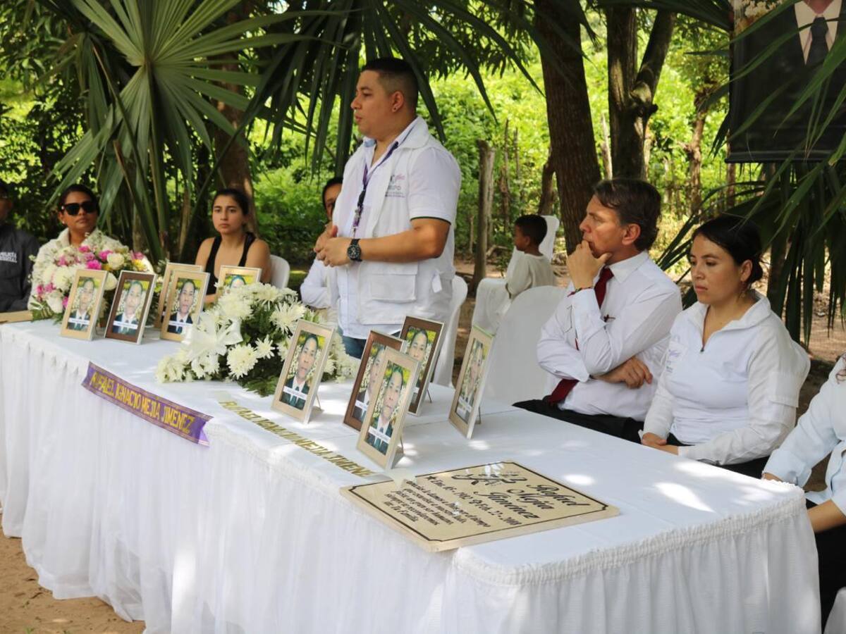 JEP y Unidad de Búsqueda entregan dignamente 5 cuerpos a sus familias