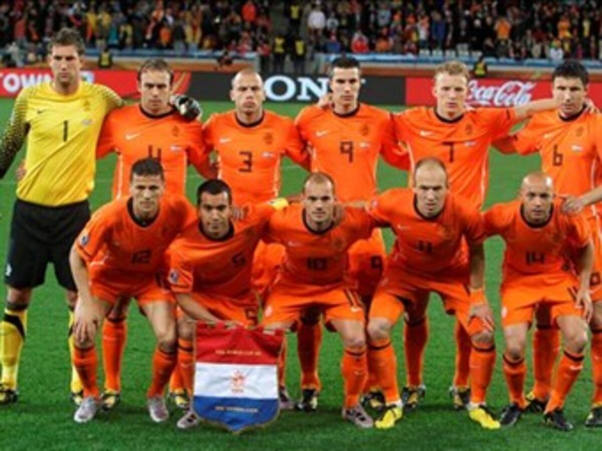 Los 23 integrantes de Holanda que disputarán ante España la final del Mundial 2010