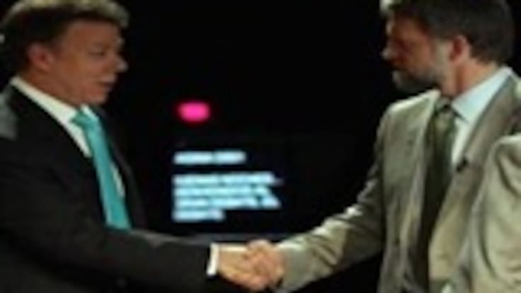 Santos arrolla a Mockus según intención de voto