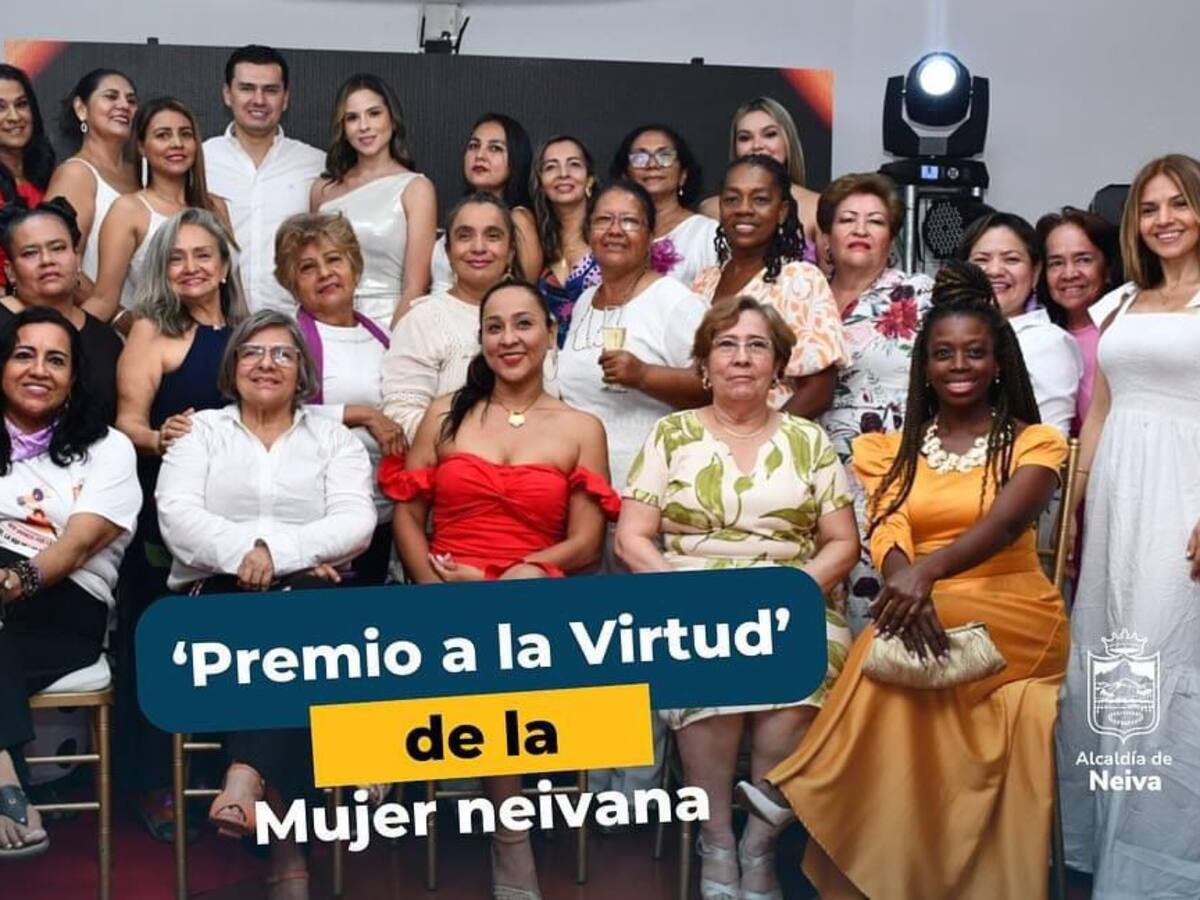 Se entregó el Premio a la Virtud de la Mujer Neivana