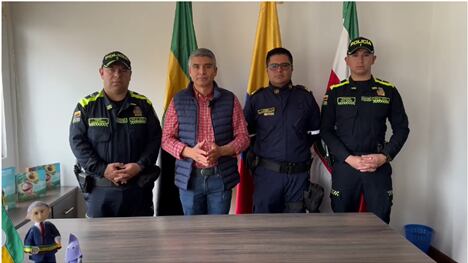 El alcalde del municipio Wilson Castiblanco Gila decretó la alerta naranja a causa de las afectaciones que ha causado el invierno en esta zona de Boyacá / Foto: Suministrada.