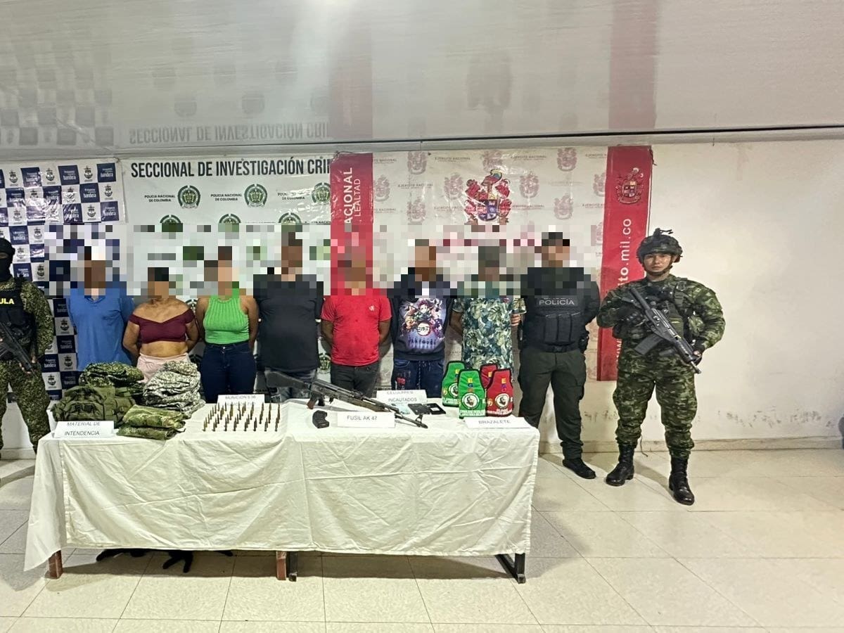 Cayeron siete presuntos integrantes del Clan del Golfo en Bolívar
